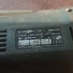 Wiertarka z udarem meister Craft msb 510e