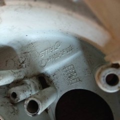 Stihl 019 T połówka obudowa startera *1087