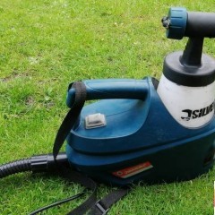 Pistolet natryskowy HVLP ze sprężarką 500 W Silverline