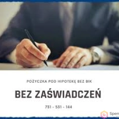 POZABANKOWA POZYCZKA POD ZASTAW NIERUCHOMOSCI BEZ BIK