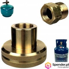 Adapter przejściówka tankowania butli 11 kg i turystycznej 4