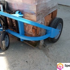 Wózek brukarski paleciak terenowy budowlany oryginał 1500 kg