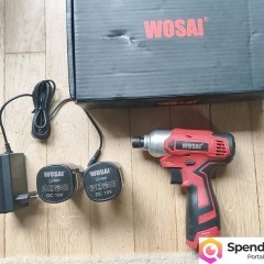 WOSAI wkrętarka udarowa akumulatorowa 100Nm WS-6015 2 x Aku 16V 2.0Ah
