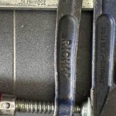 Stary niemiecki ścisk stolarski