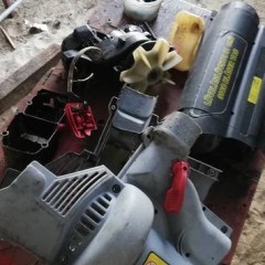 Meec Tools Dmuchawa/odkurzacz do liści z silnikiem spalinowym