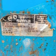 Sima piła do Porothermu  30 cięci betonu cegły silki bloczków  tarcza 700mm