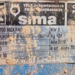 Sima piła do Porothermu  30 cięci betonu cegły silki bloczków  tarcza 700mm