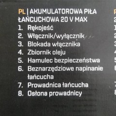 NAJTANIEJ Akumulatorowa Piła Łańcuchowa Pilarka 20 V Max Wysyłka