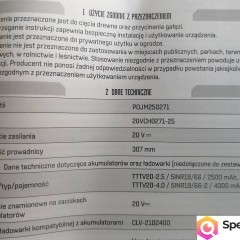 NAJTANIEJ Akumulatorowa Piła Łańcuchowa Pilarka 20 V Max Wysyłka