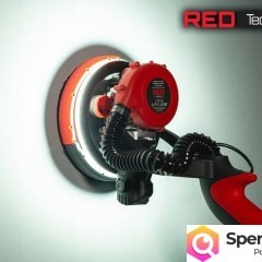 SZLIFIERKA DO GŁADZI GIPSU TYNKÓW TYNKU 2000W LED ŻYRAFA PAPIER 36 SZT