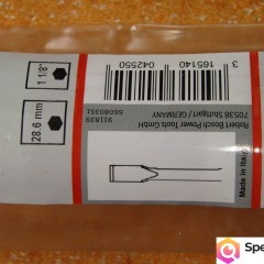 Dłuto HEX 28 mm BOSCH (Płaskie, 35/520mm) Ref. 1 618 600 206