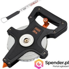 Sparta Taśma Miernicza Zwijana 30m x 10mm - Geodezyjna