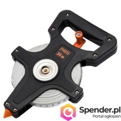 Sparta Taśma Miernicza Zwijana 30m x 10mm - Geodezyjna