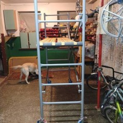 Rusztowanie drabinkowe do środka i na zewnątrz