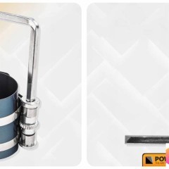 Zaciskacz do pierścieni tłoka 50-155 mm regulowana stal nierdzewna