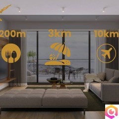 Pafos, Cypr, Apartament z 3 sypialniami