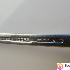 Klucz płasko-oczkowy odgięty 1/2" AF calowy GEDORE No.1B