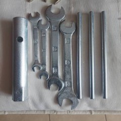 Klucze  płaskie orginalne z logiem fsm