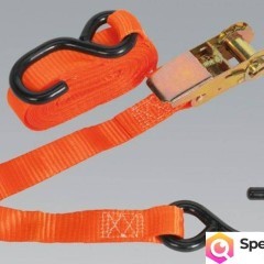 TAŚMA BAGAŻOWA  LINKA PAS TRANSPORTOWY NAPINACZ 4,5 m 2,5cm