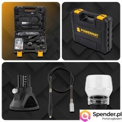 MINI SZLIFIERKA PROSTA TRZPIENIOWA FREZARKA WIELOFUNKCYJNA LCD +ZESTAW XXL