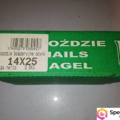 Gwoździe boazeryjne ocynk 14x25 - Nowe 0,5 kg.