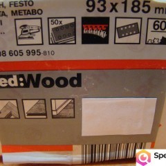 Papier ścierny BOSCH Granulacja 60, 93x185mm  Ref.2608605995