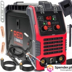 Spawarka inwertorowa migomat lcd fcaw mma mig tig lift 160a synergia