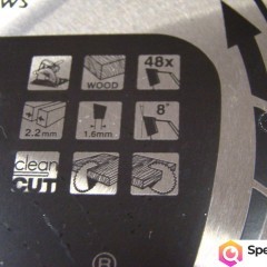 Piła tarczowa widiowa MAKITA fi 165 x 20 fi x 48 zębów Ref. B - 33015