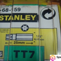 Bit TORX  z otworem TT 7 1/4 cala x 25 mm  STANLEY Ref. 1-68-159