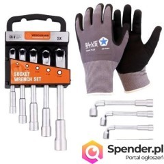 Zestaw kluczy nasadowych WERCKMANN 5 sztuk + DODATEK