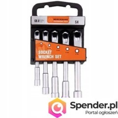 Zestaw kluczy nasadowych WERCKMANN 5 sztuk + DODATEK