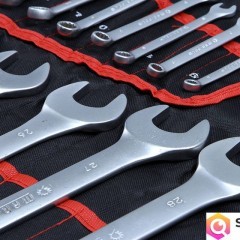 KLUCZE PŁASKO OCZKOWE 6-32mm 25szt ZESTAW na płachcie