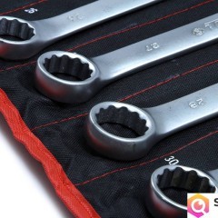 KLUCZE PŁASKO OCZKOWE 6-32mm 25szt ZESTAW na płachcie