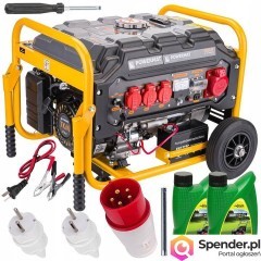 Agregat PRĄDOTWÓRCZY Generator 3000W 230V 12V 400V