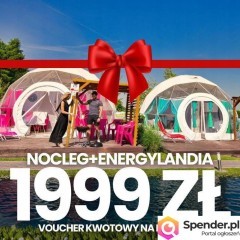 Voucher kwotowy 1999 ZŁ na pobyt w Holiday Park Zator + Energylandia
