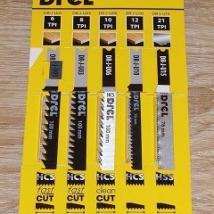 Brzeszczoty do wyrzynarki z uchwytem typu U zestaw 5 szt. DREL