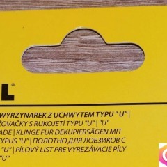 Brzeszczoty do wyrzynarki z uchwytem typu U zestaw 5 szt. DREL