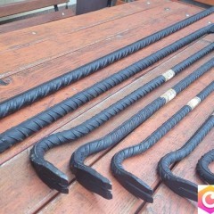 ŁOM ŻEBROWANY, ŁAPKA, BRECHA, PROSTY 50cm 70cm  1000mm