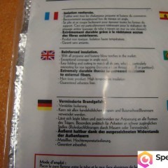 Osłona termiczna VIRAX do połączeń 280x200 Ref: 528290