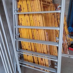 Rusztowanie elewacyjne jezdne szerokie super stabilne