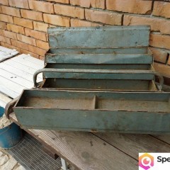 Skrzynka monterska stara PRL loftt