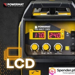 Spawarka inwerterowa migomat półautomat mig mag mma tig 240a