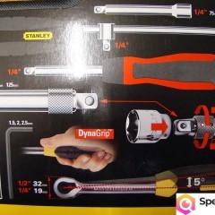 Zestaw kluczy nasadowych 1/4 i 1/2" STANLEY 52 szt. Ref. 2-85-581