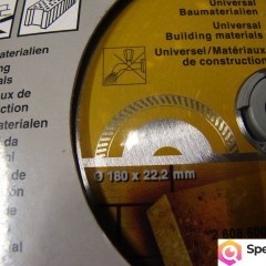 Tarcza diamentowa BOSCH fi 180 UNIVERSAL Ref. 2 608 600 281