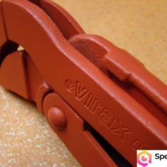 Klucz szwedzki, VIRAX szczęki typu S, główka 45 stopni.Ref. 010449