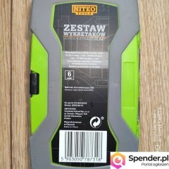 Zestaw wykretaków śrub wkrętów 6 szt.