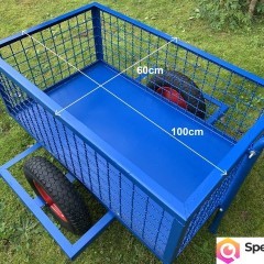 POLSKI POLSKWÓZEK OGRODOWY GOSPODARCZY DWUKOŁOWY 210 LITRÓW