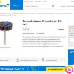 Zestaw - Tarcze do szlifowania dremel 504 , 502 , listkowe