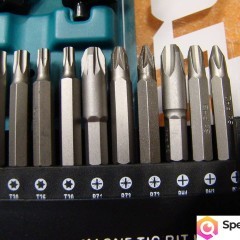 Zestaw wierteł, bitów, akcesoria MAKITA 104 PC Ref. D-31778