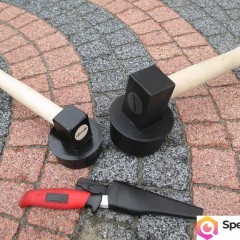 Młotek brukarski TYTAN MINI 1,5 kg nie do zdarcia okrągły